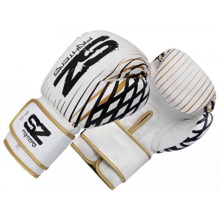 SZ Fighters - Боксови ръкавици Естествена кожа - Plasma - Gold​